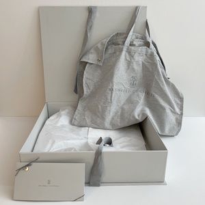Brunello Cucinelli Garment Bag and Large Gift Box - with original tissue!